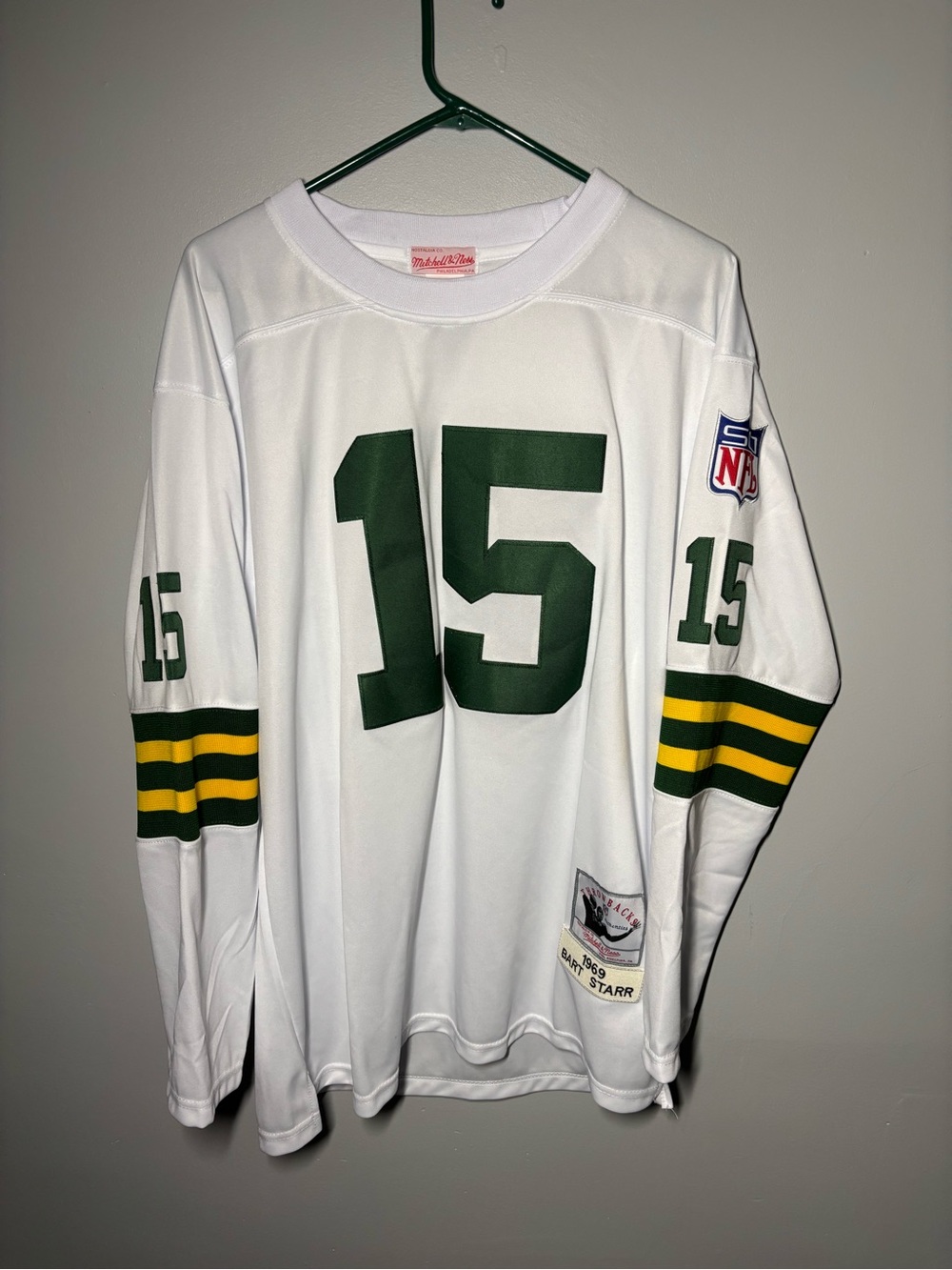 Green Bay Packers 1969 Mitchell and Ness Bart Starr Jersey